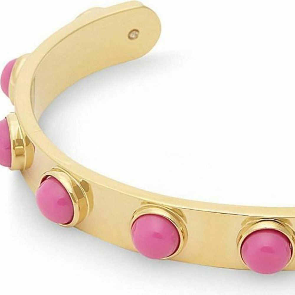Kate Spade WBRUE074 Tag Along Cuff  Bracelet Pink